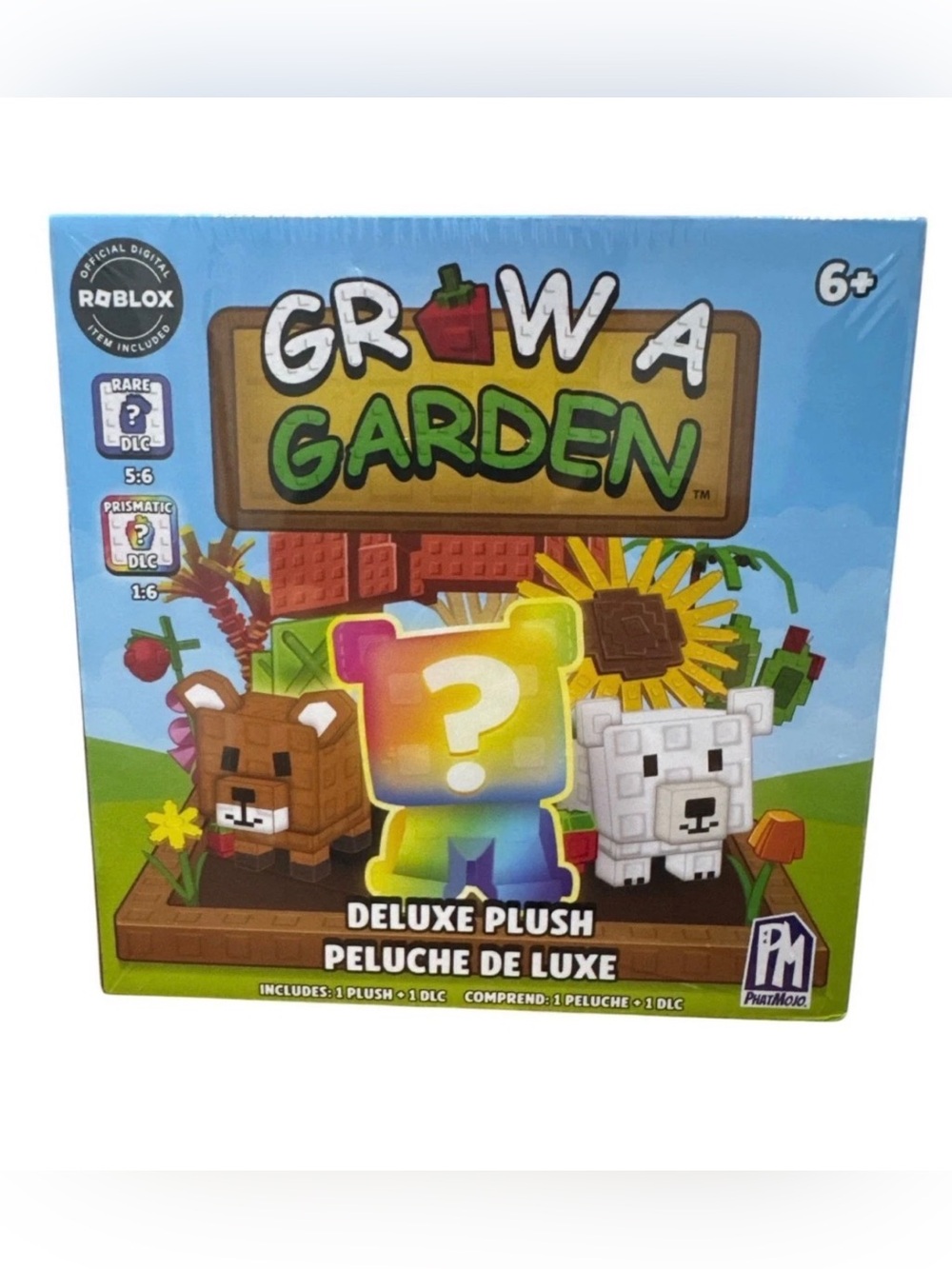 Grow A Garden Deluxe Plush Mystery Box With Rare DLC & Prismatic DLC 6+ Toy By P